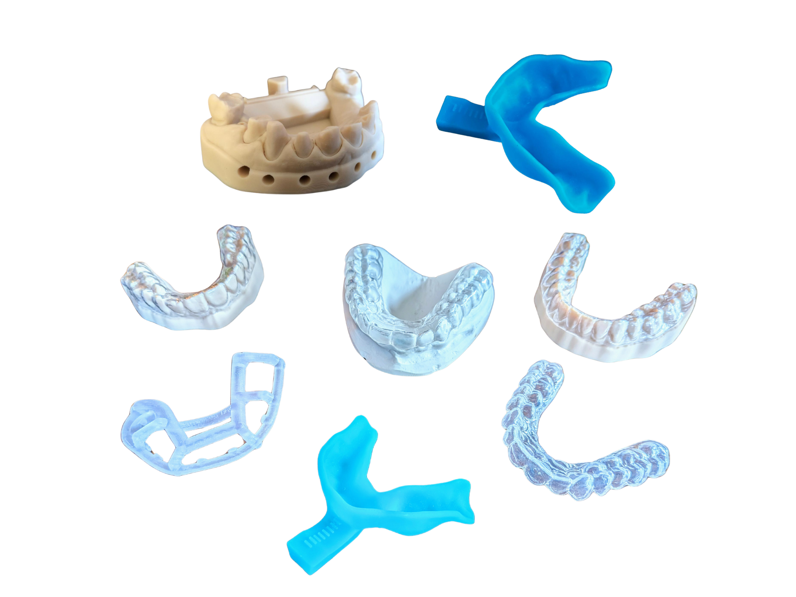 Full range of 3D printed dental products